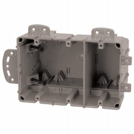 SOUTHWIRE Electrical Box, 55 cu in, Romex Box, 3 Gang, Polycarbonate MSBMMT3G